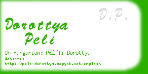 dorottya peli business card